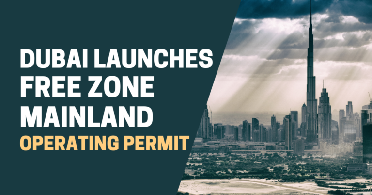 Dubai Free Zone Mainland Operating Permit
